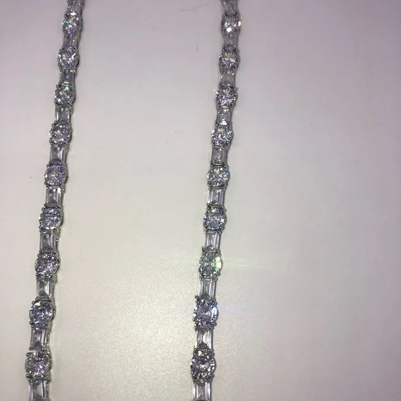 63ct Multi-Stone Tennis Necklace - Picture 9 of 14